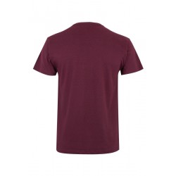 Camiseta unisex manga corta color Burdeo