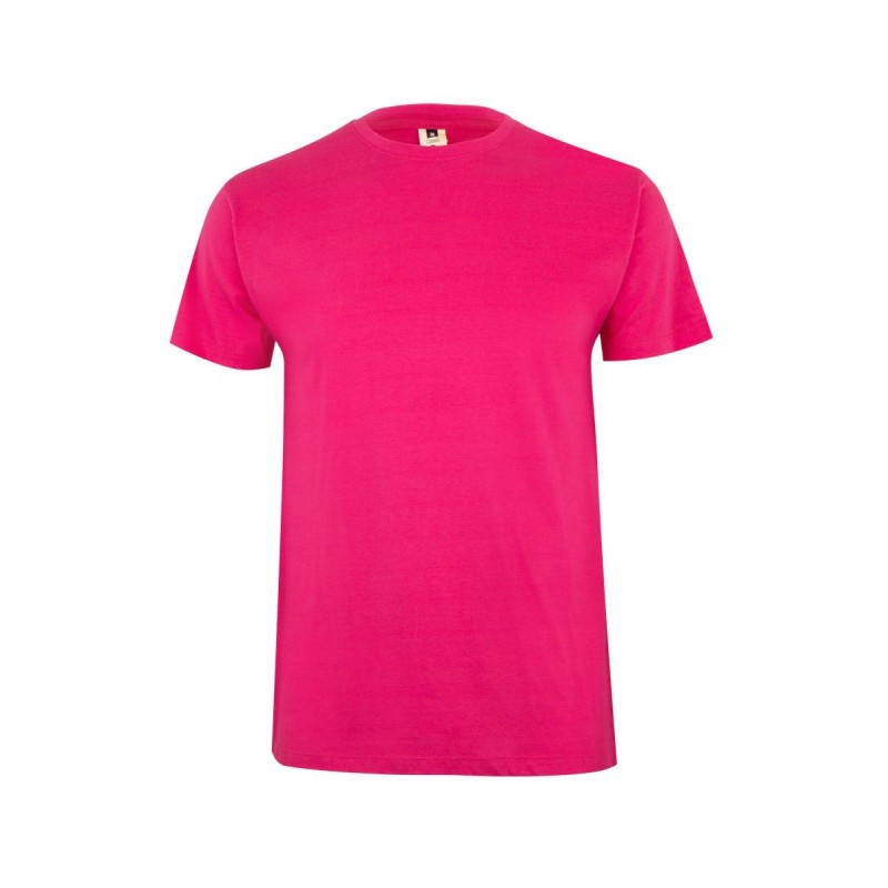 Camiseta unisex manga corta color Fucsia