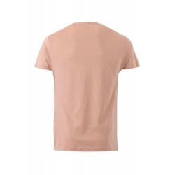 Camiseta unisex manga corta color Rosa palo