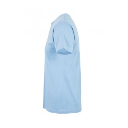 Camiseta unisex manga corta color Celeste