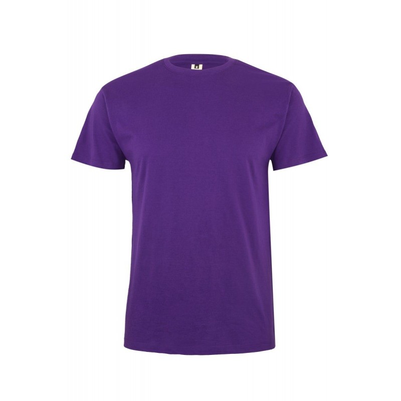 Camiseta unisex manga corta color Morado