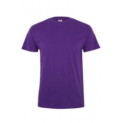 Camiseta unisex manga corta color Morado