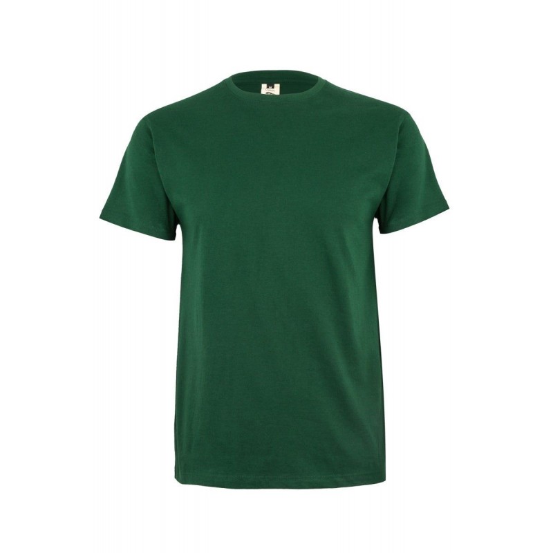 Camiseta unisex manga corta color Verde botella