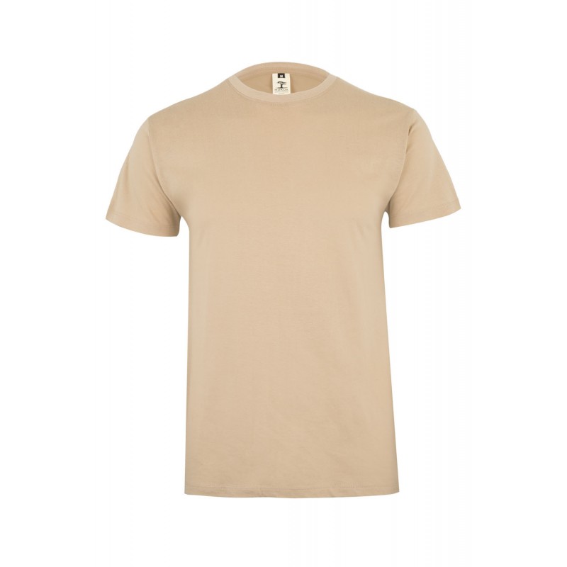 Camiseta unisex manga corta color Beige, ref. MK023CV, Velilla