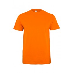 Camiseta unisex manga corta color Naranja, ref. MK023CV, Velilla