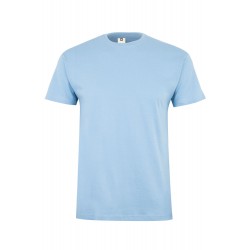 Camiseta unisex manga corta color Celeste, ref. MK023CV, Velilla