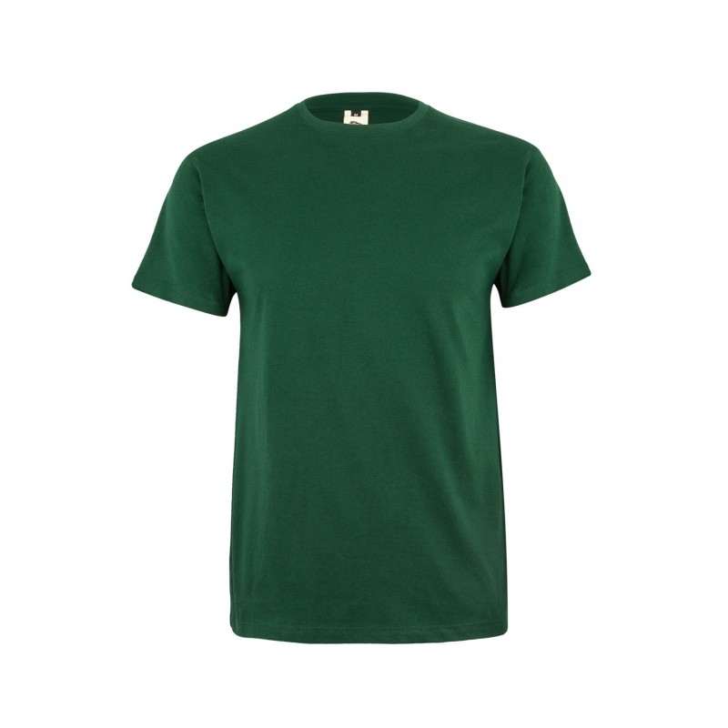 Camiseta unisex manga corta color Verde botella, ref. MK023CV, Velilla