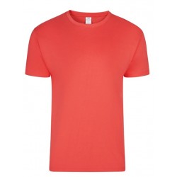 Camiseta unisex manga corta 190 color Coral, ref. MK023CV, Velilla