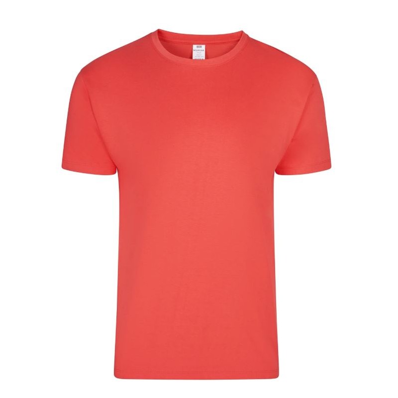Camiseta unisex manga corta 190 color Coral, ref. MK023CV, Velilla