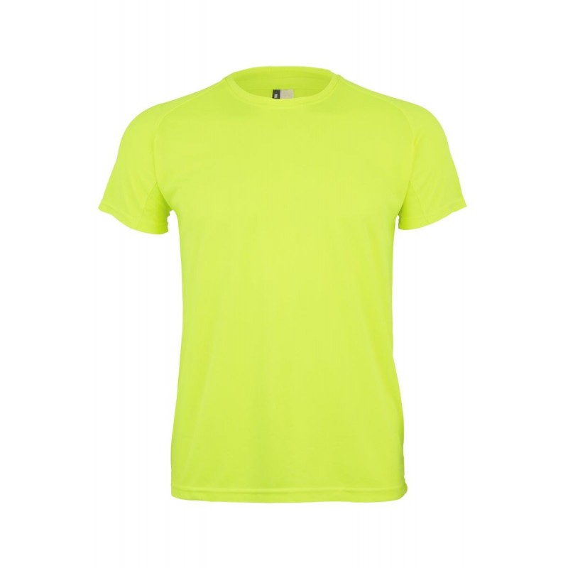 Camiseta unisex manga corta color amarillo, ref. MK520V, Velilla
