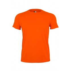 Camiseta unisex manga corta color naranja, ref. MK520V, Velilla