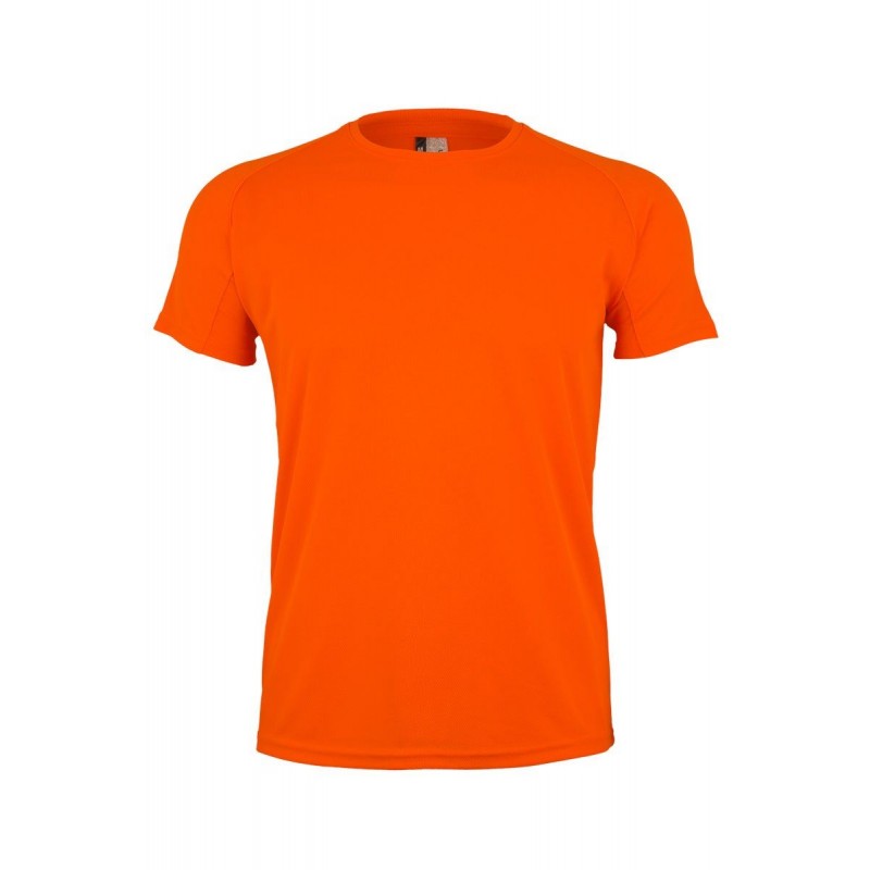 Camiseta unisex manga corta color naranja, ref. MK520V, Velilla