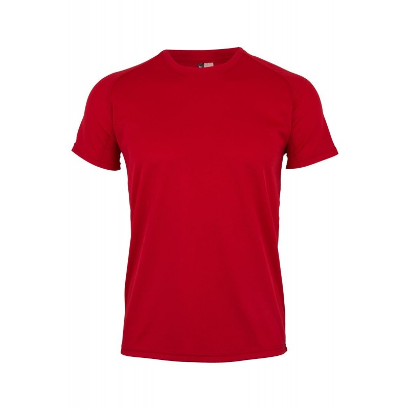 Camiseta unisex manga corta color rojo, ref. MK520V, Velilla