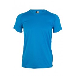 Camiseta unisex manga corta color celeste, ref. MK520V, Velilla