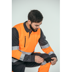 Pantalón alta visibilidad HOMBRE KINGSMANN STARLIGHT para rodilleras, Gris... 3