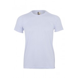 Camiseta unisex manga corta color blanco, ref. MK520V, Velilla
