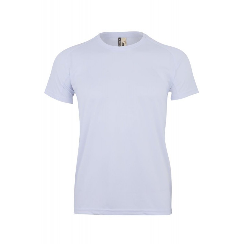 Camiseta unisex manga corta color blanco, ref. MK520V, Velilla