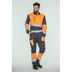 Pantalón alta visibilidad HOMBRE KINGSMANN STARLIGHT para rodilleras, Gris... 4