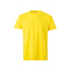 Camiseta unisex manga corta color amarillo, ref. TS150UC, Velilla