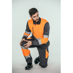 Pantalón alta visibilidad HOMBRE KINGSMANN STARLIGHT para rodilleras, Gris... 6