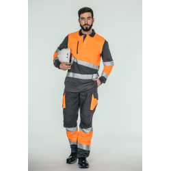 Pantalón alta visibilidad HOMBRE KINGSMANN STARLIGHT para rodilleras, Gris... 7