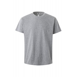 Camiseta unisex manga corta color gris claro, ref. TS150UC, Velilla