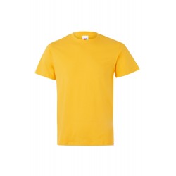 Camiseta unisex manga corta color amarillo, ref. 5010, Velilla