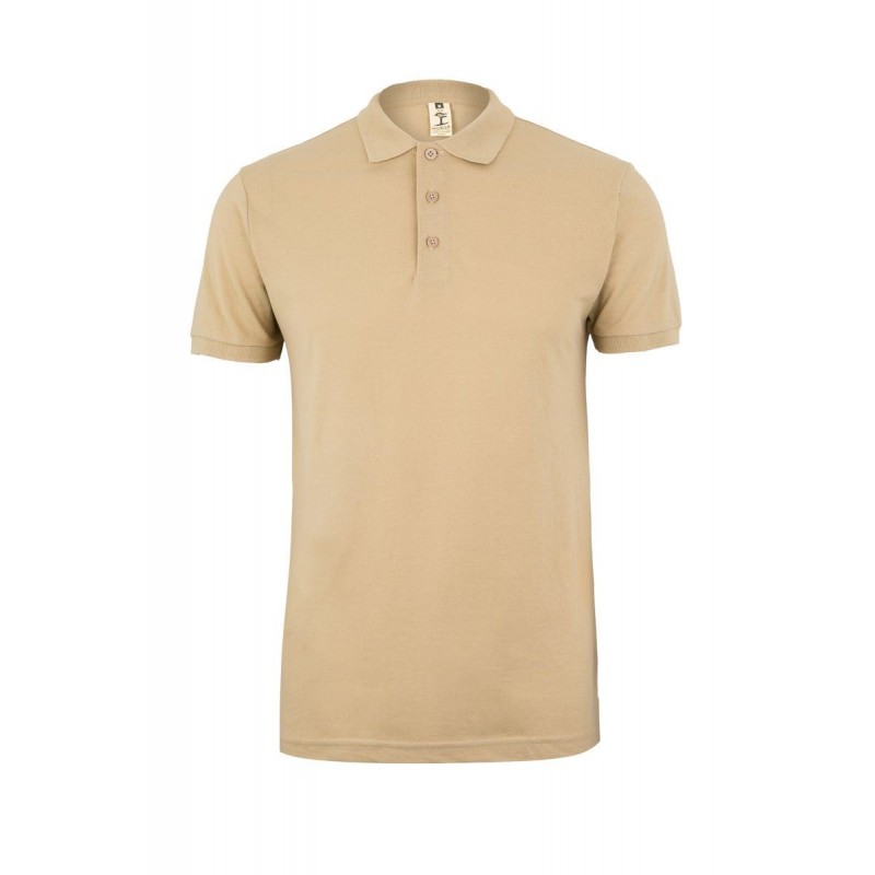 Polo manga corta color Beige, ref. MK215CV,Velilla