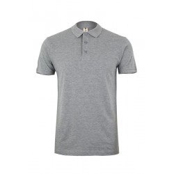 Polo manga corta color Gris claro, ref. MK215CV,Velilla