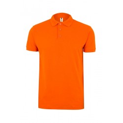 Polo manga corta color Naranja, ref. MK215CV,Velilla
