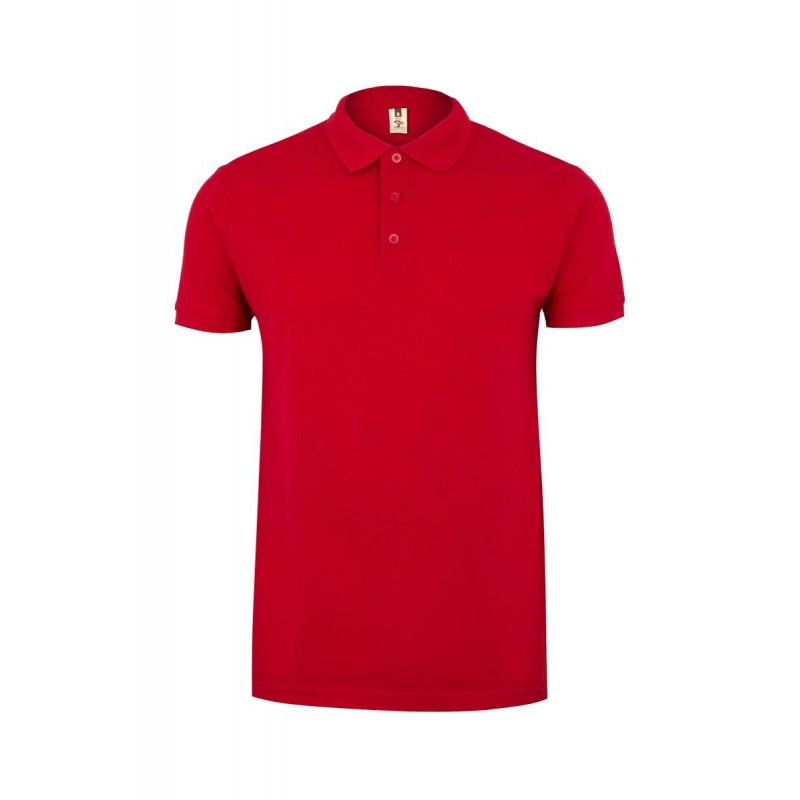 Polo manga corta color Rojo, ref. MK215CV,Velilla