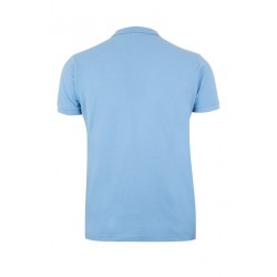 Polo manga corta color Celeste, ref. MK215CV,Velilla
