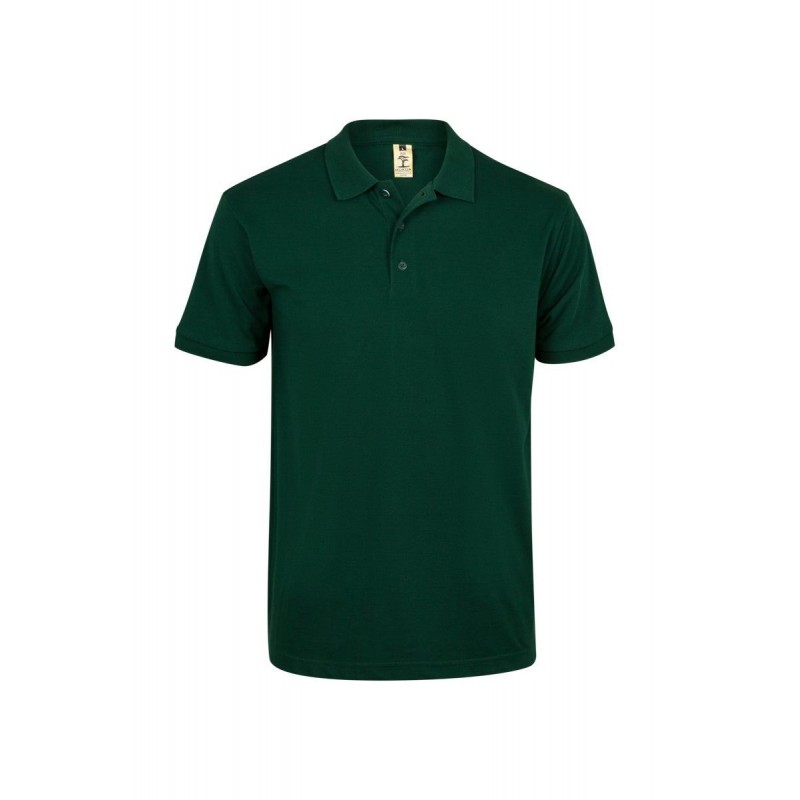 Polo manga corta color Verde botella, ref. MK215CV,Velilla