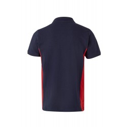 Polo de manga corta bicolor Navy/rojo, ref. 105504_61/12, Velilla