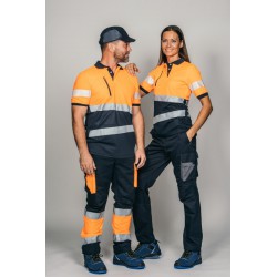 Pantalón alta visibilidad HOMBRE KINGSMANN STARLIGHT, Azul Marino con Naranja... 7