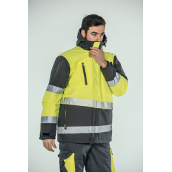 Parka encastrable alta visibilidad HOMBRE KINGSMANN STARLIGHT, Gris con... 4