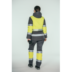 Parka alta visibilidad encastrable MUJER KINGSMANN STARLIGHT, Gris con... 5