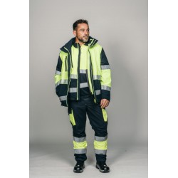 Parka encastrable alta visibilidad HOMBRE KINGSMANN STARLIGHT, Azul Marino... 6