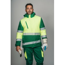 Parka encastrable alta visibilidad HOMBRE KINGSMANN STARLIGHT, Verde con... 9