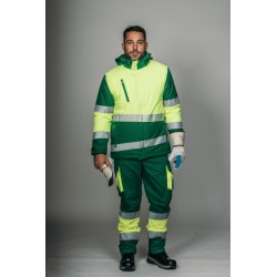 Parka encastrable alta visibilidad HOMBRE KINGSMANN STARLIGHT, Verde con... 10