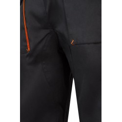 Pantalón de trabajo color Negro/naranja, ref.103004_00/16, Velilla
