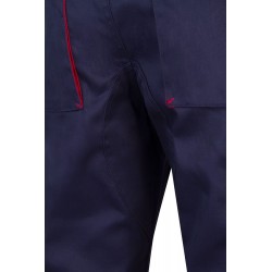 Pantalón de trabajo color Navy/rojo, ref.103004_01/12, Velilla