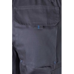 Pantalón de trabajo color Gris/celeste, ref.103004_08/05, Velilla