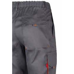 Pantalón de trabajo color Gris/naranja, ref.103004_08/16, Velilla