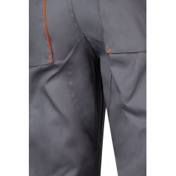 Pantalón de trabajo color Gris/naranja, ref.103004_08/16, Velilla