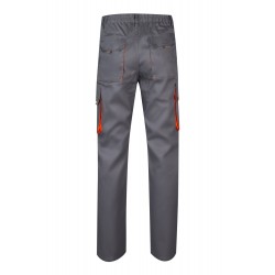 Pantalón de trabajo color Gris/naranja, ref.103004_08/16, Velilla