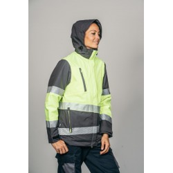 Parka alta visibilidad encastrable MUJER KINGSMANN STARLIGHT, Gris con... 10