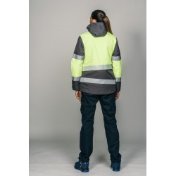 Parka alta visibilidad encastrable MUJER KINGSMANN STARLIGHT, Gris con... 13