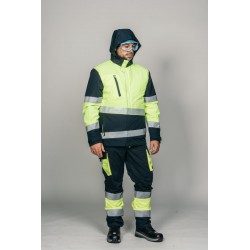 Parka alta visibilidad HOMBRE KINGSMANN STARLIGHT con guata, Azul Marino con... 6