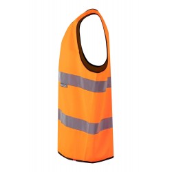 Chaleco alta visibilidad color Naranja flúor, ref.145_19, Velilla